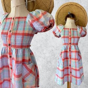 Pastel Plaid Dress